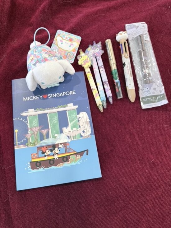 Other - 5 Pens, 1 Disney Memo Pad, 1 Sanrio Plush FREE SHIPPING